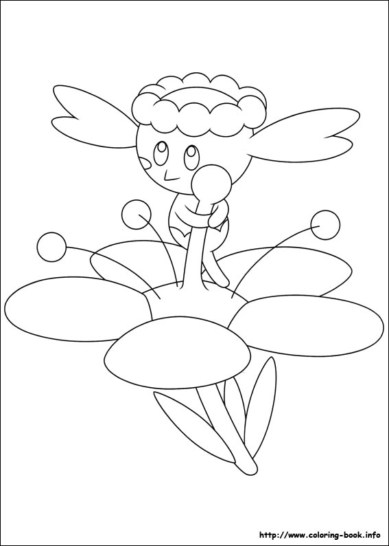 Pokemon coloring picture