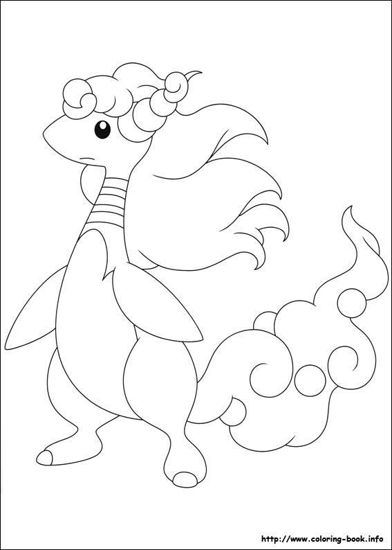 Pokemon coloring picture