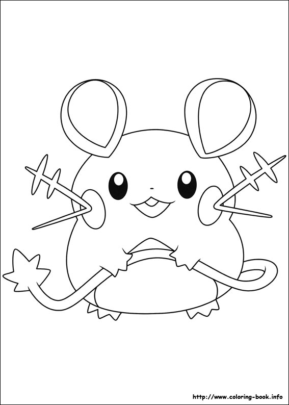 Pokemon coloring picture