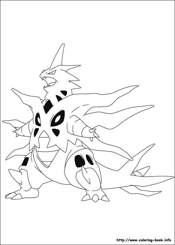 Pokemon coloring picture