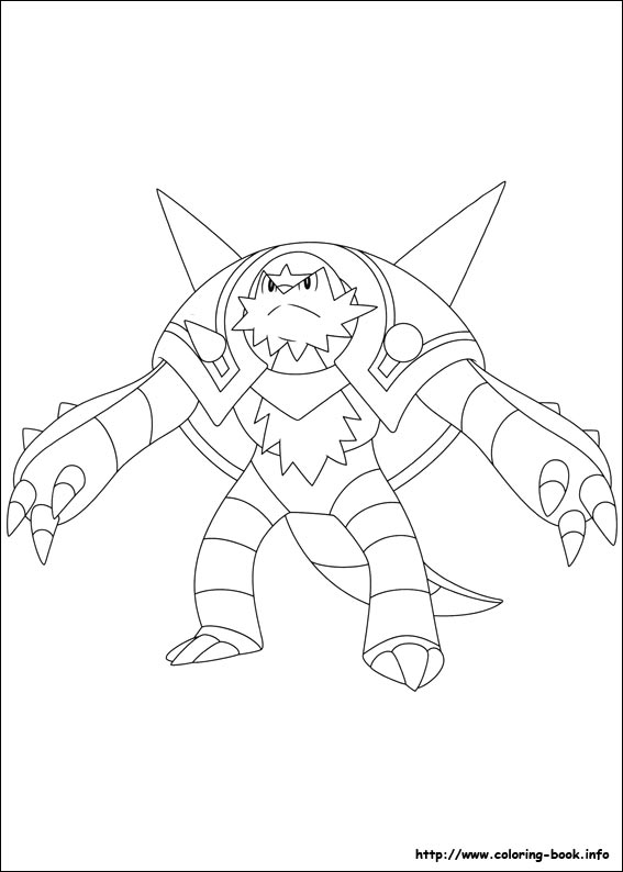 Pokemon coloring picture