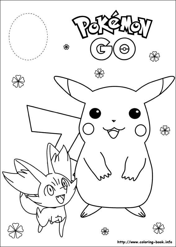 Pokemon coloring picture