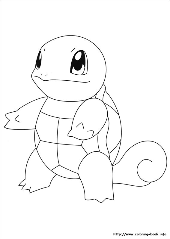 Pokemon coloring picture