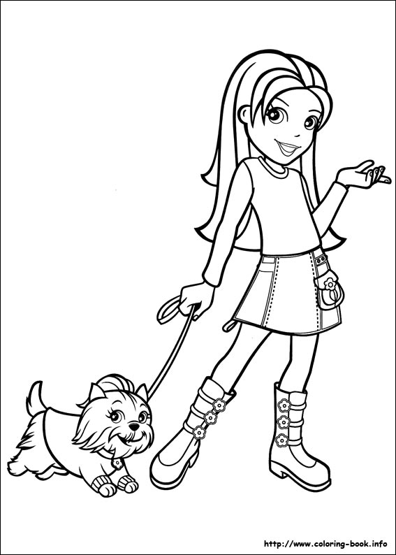 Polly Pocket coloring picture