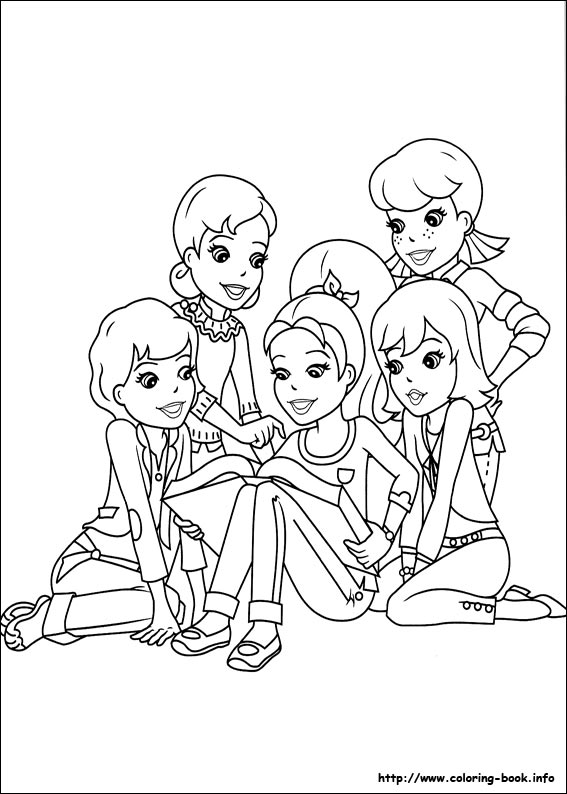 Polly Pocket coloring picture