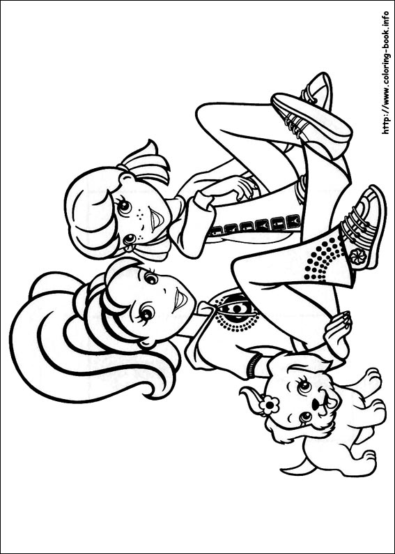 Polly Pocket coloring picture