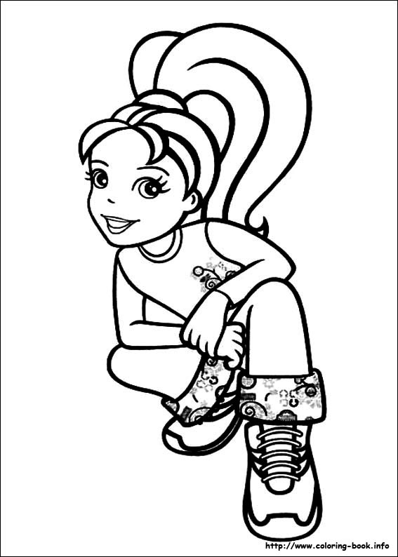 Polly Pocket coloring picture