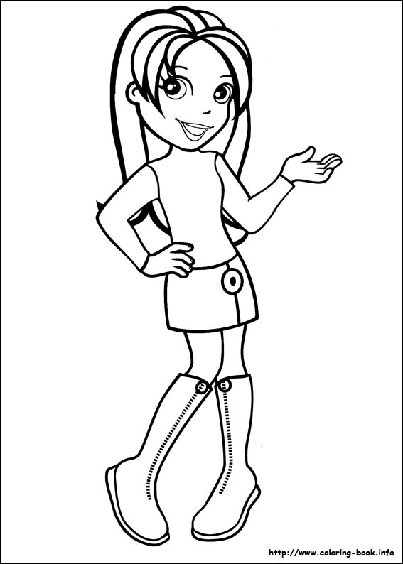 Polly Pocket coloring picture