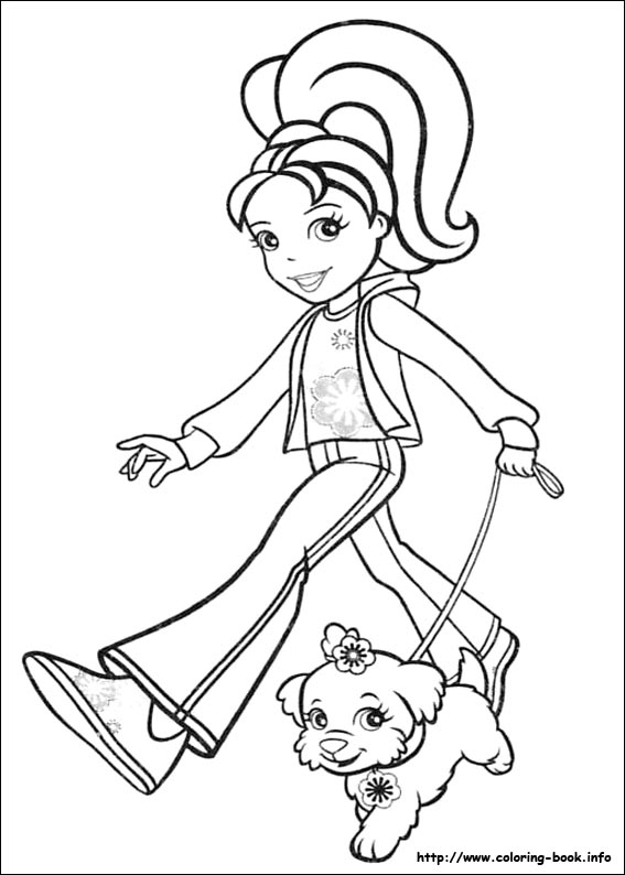 Polly Pocket coloring picture