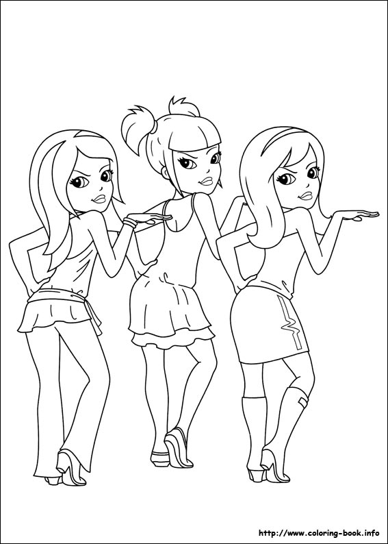 Polly Pocket coloring picture