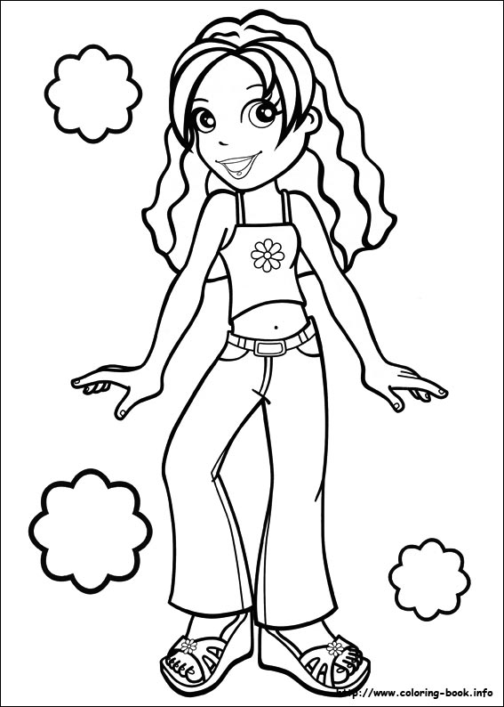 Polly Pocket coloring picture