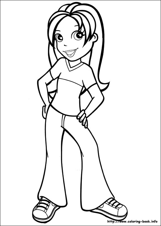 Polly Pocket coloring picture