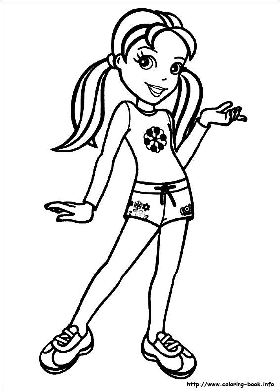 Polly Pocket coloring picture