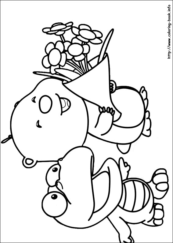 Pororo coloring picture