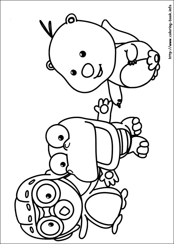 Pororo coloring picture