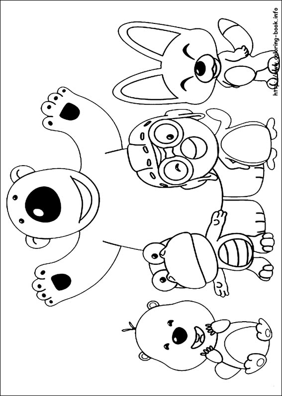 Pororo coloring picture