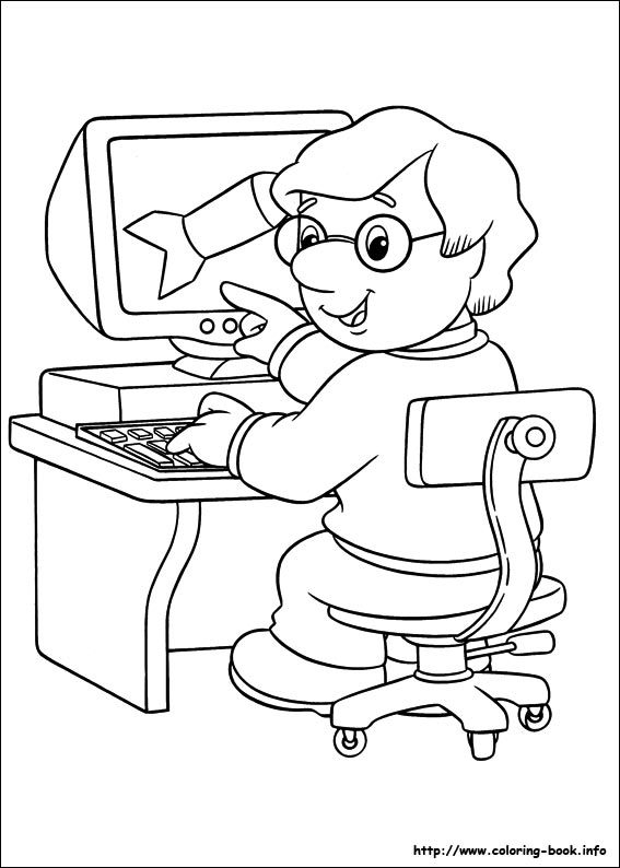 Postman Pat coloring picture