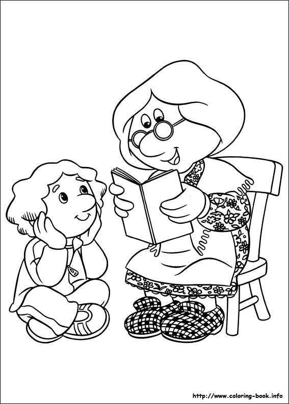 Postman Pat coloring picture