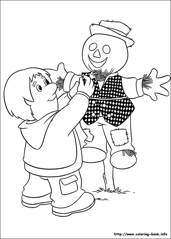 Postman Pat coloring picture