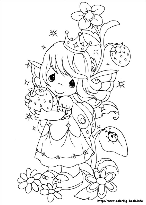 Precious Moments coloring picture