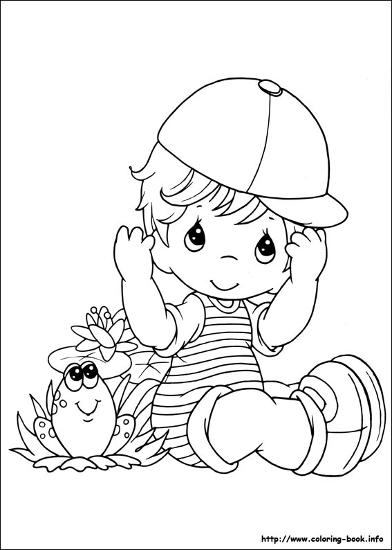 Precious Moments coloring picture