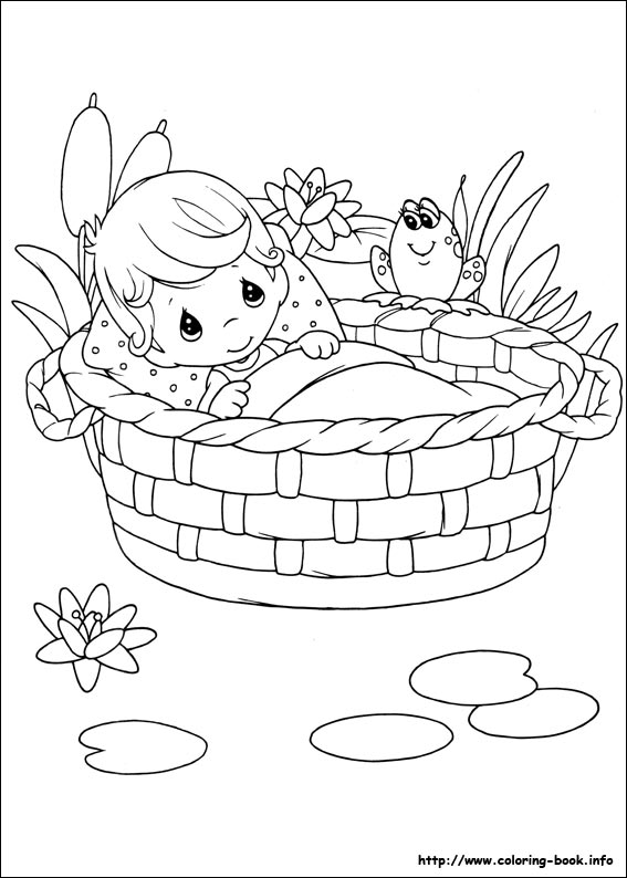 Precious Moments coloring picture