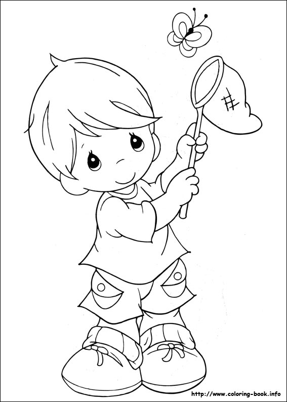 Precious Moments coloring picture