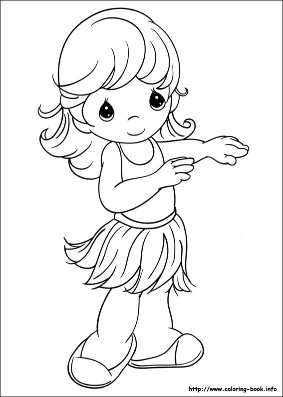 Precious Moments coloring picture