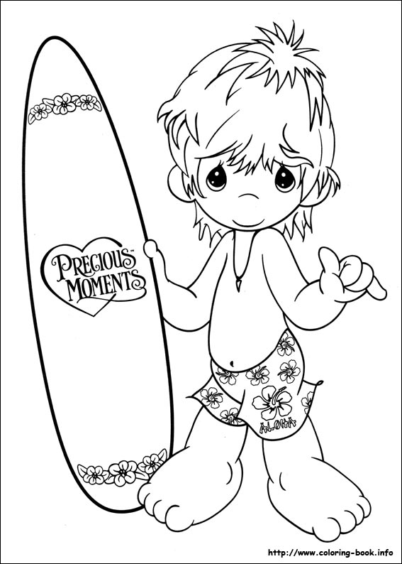 Precious Moments coloring picture