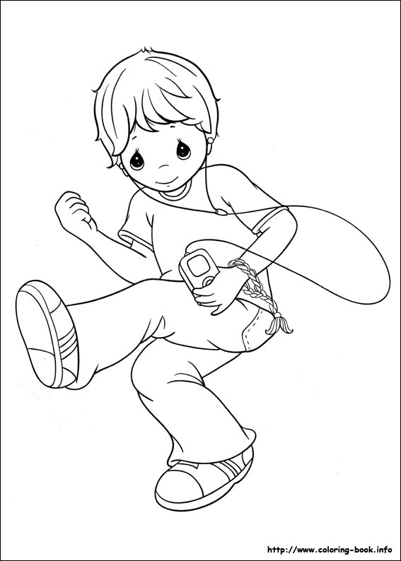 Precious Moments coloring picture