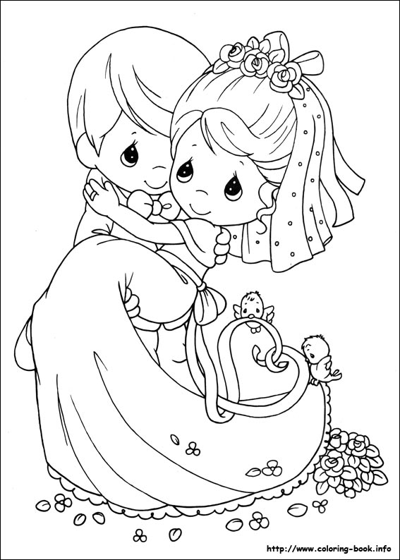 Precious Moments coloring picture