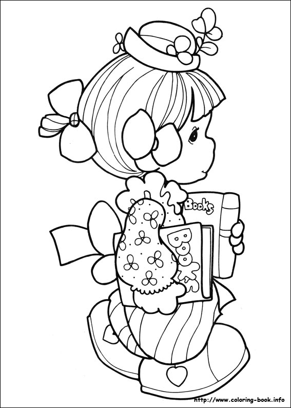 Precious Moments coloring picture