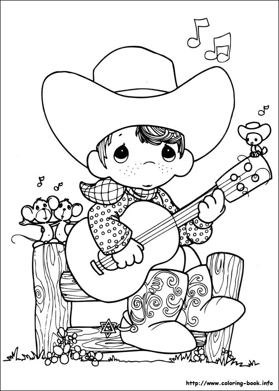 Precious Moments coloring picture