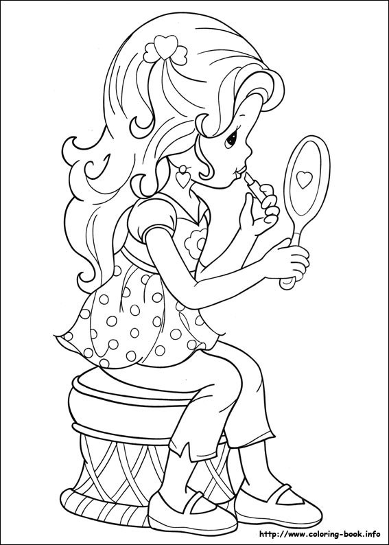 Precious Moments coloring picture