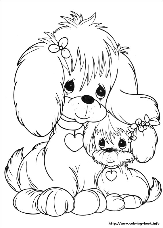 Precious Moments coloring picture