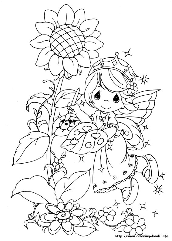 Precious Moments coloring picture