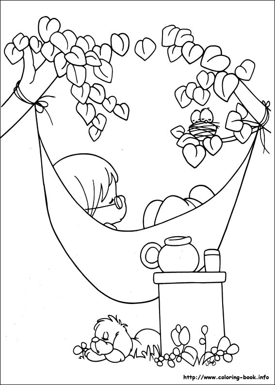 Precious Moments coloring picture