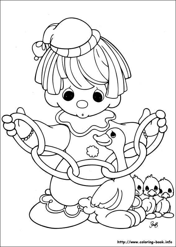 Precious Moments coloring picture