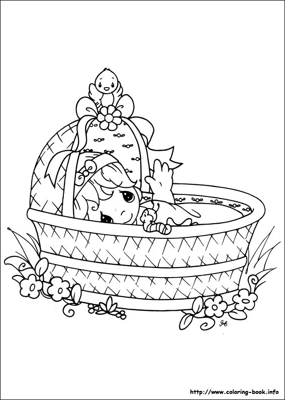 Precious Moments coloring picture