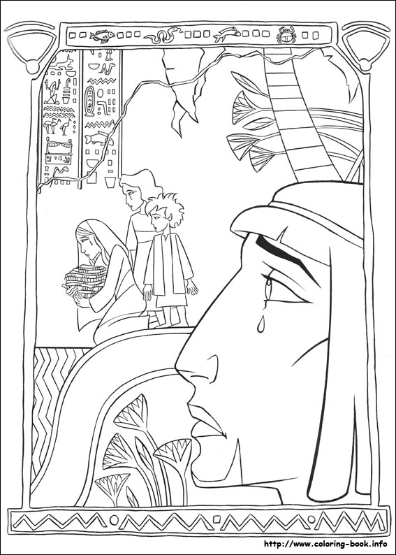 The Prince of Egypt coloring picture