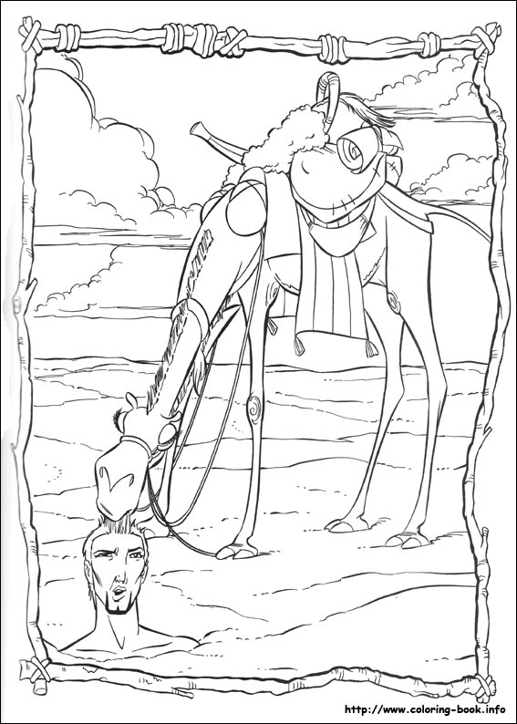 The Prince of Egypt coloring picture