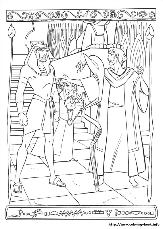 The Prince of Egypt coloring picture