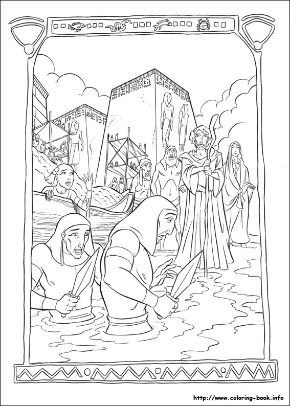 The Prince of Egypt coloring picture