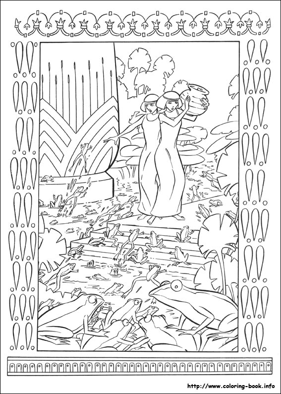 The Prince of Egypt coloring picture