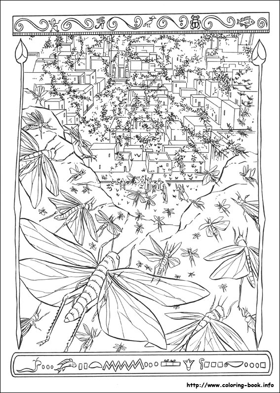 The Prince of Egypt coloring picture