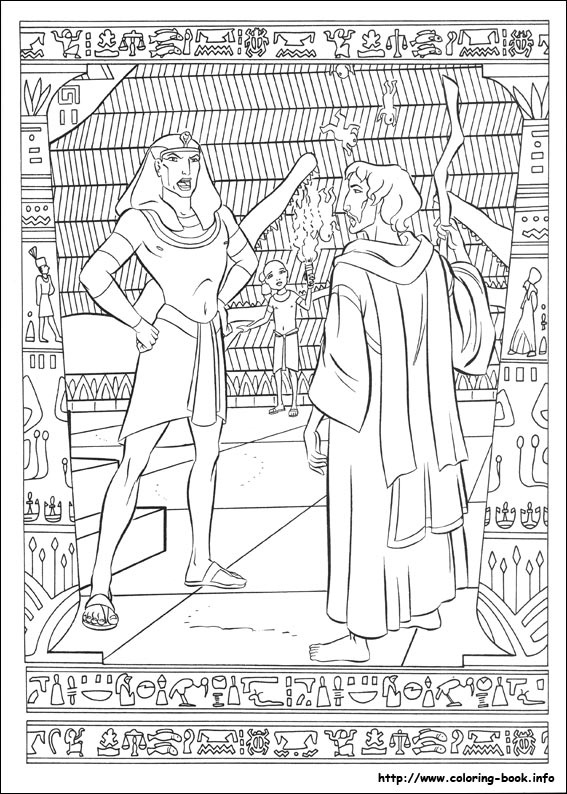 The Prince of Egypt coloring picture