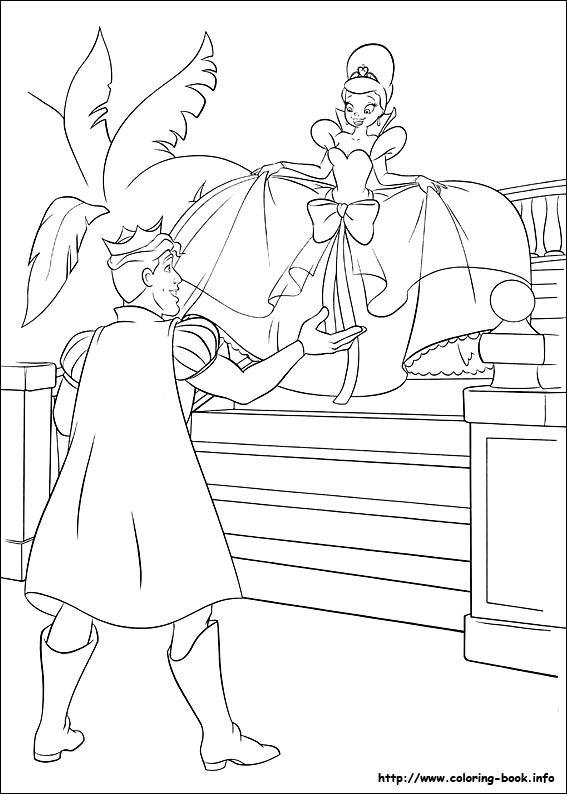 The Princess and the Frog coloring picture