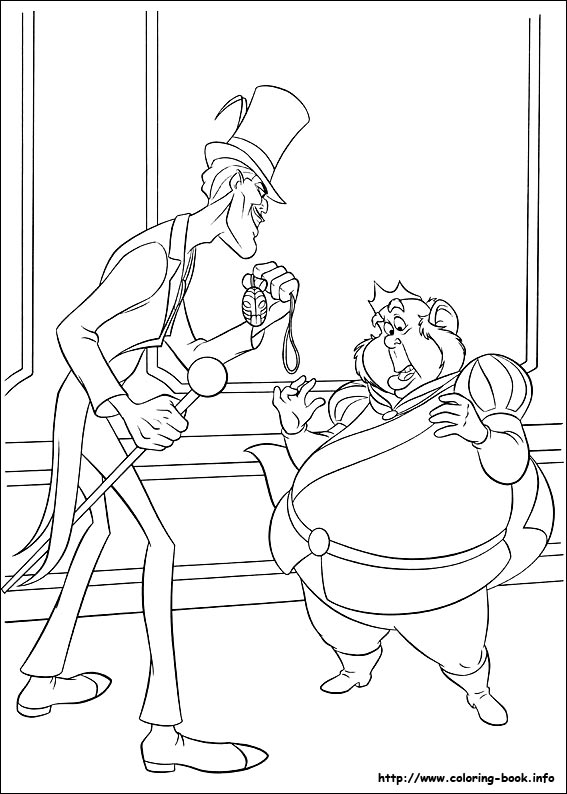 The Princess and the Frog coloring picture