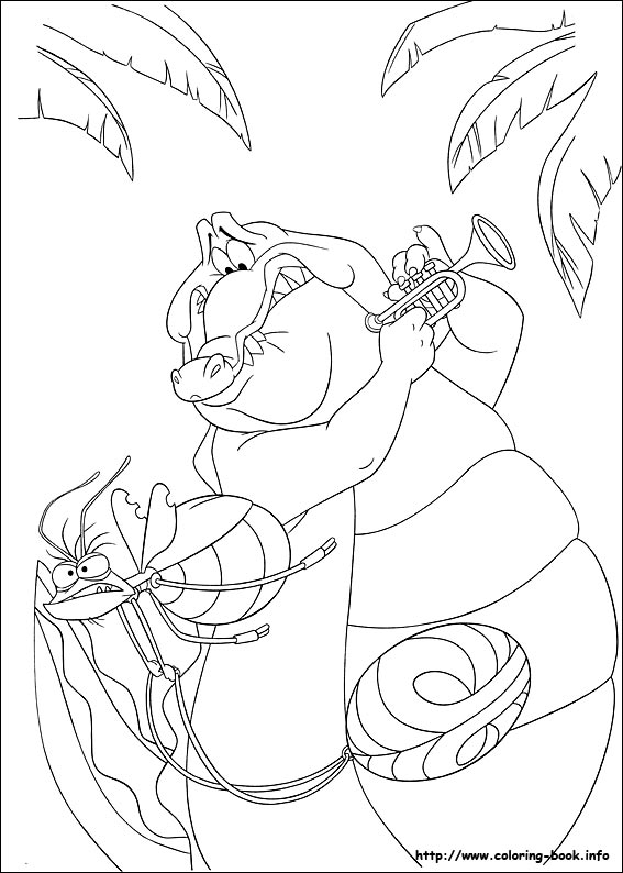 The Princess and the Frog coloring picture