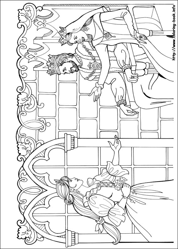 Princess Leonora coloring picture